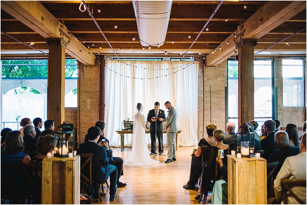 Bridgeport art center wedding ceremony