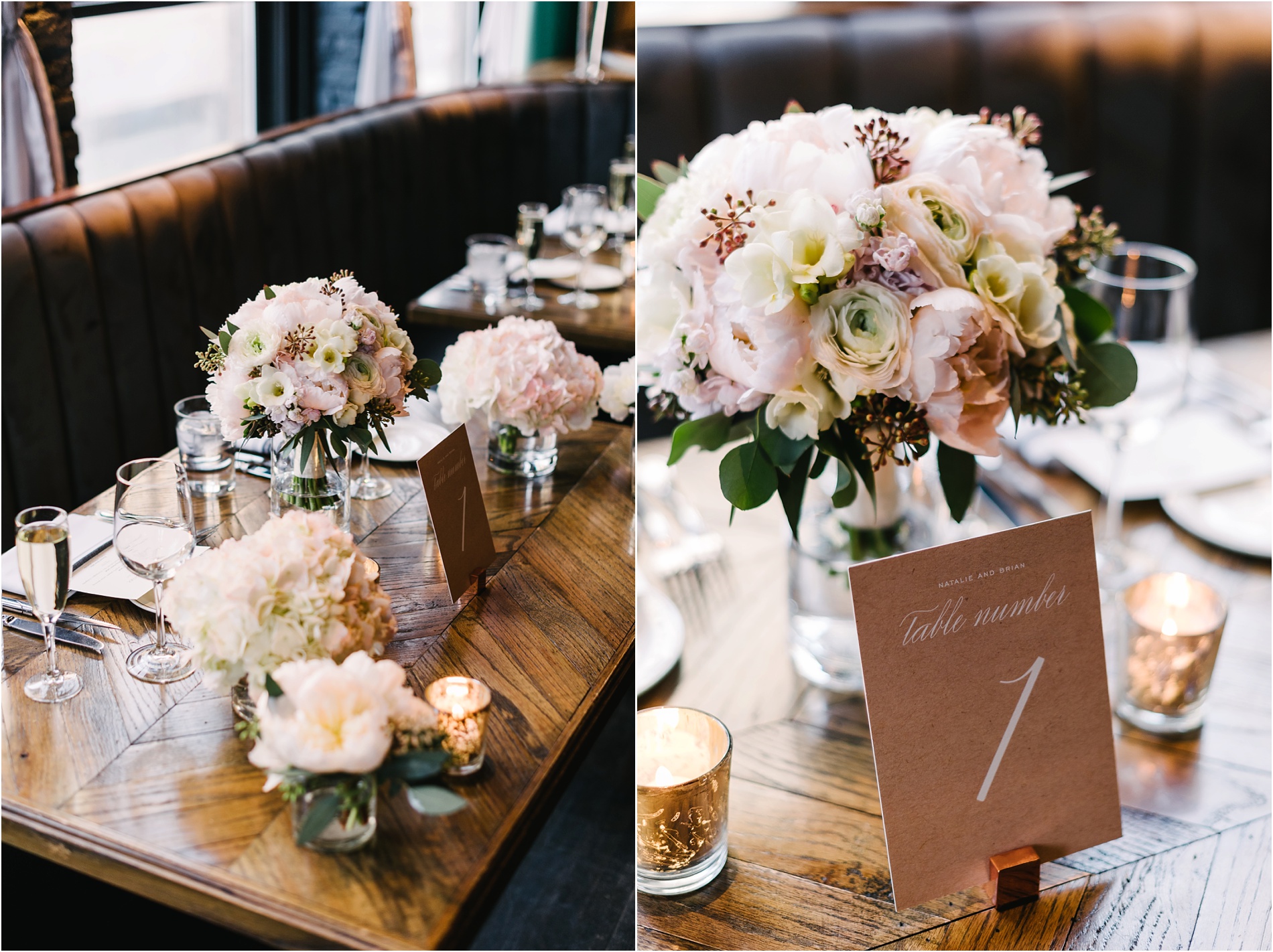 simple and rustic table decor