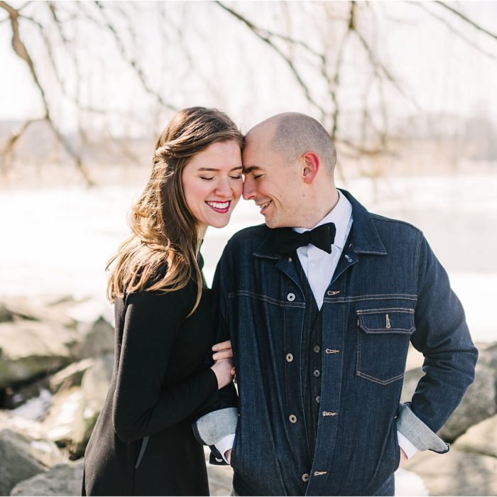 Cleveland Engagement Photography at Edgewater Beach and Ohio City